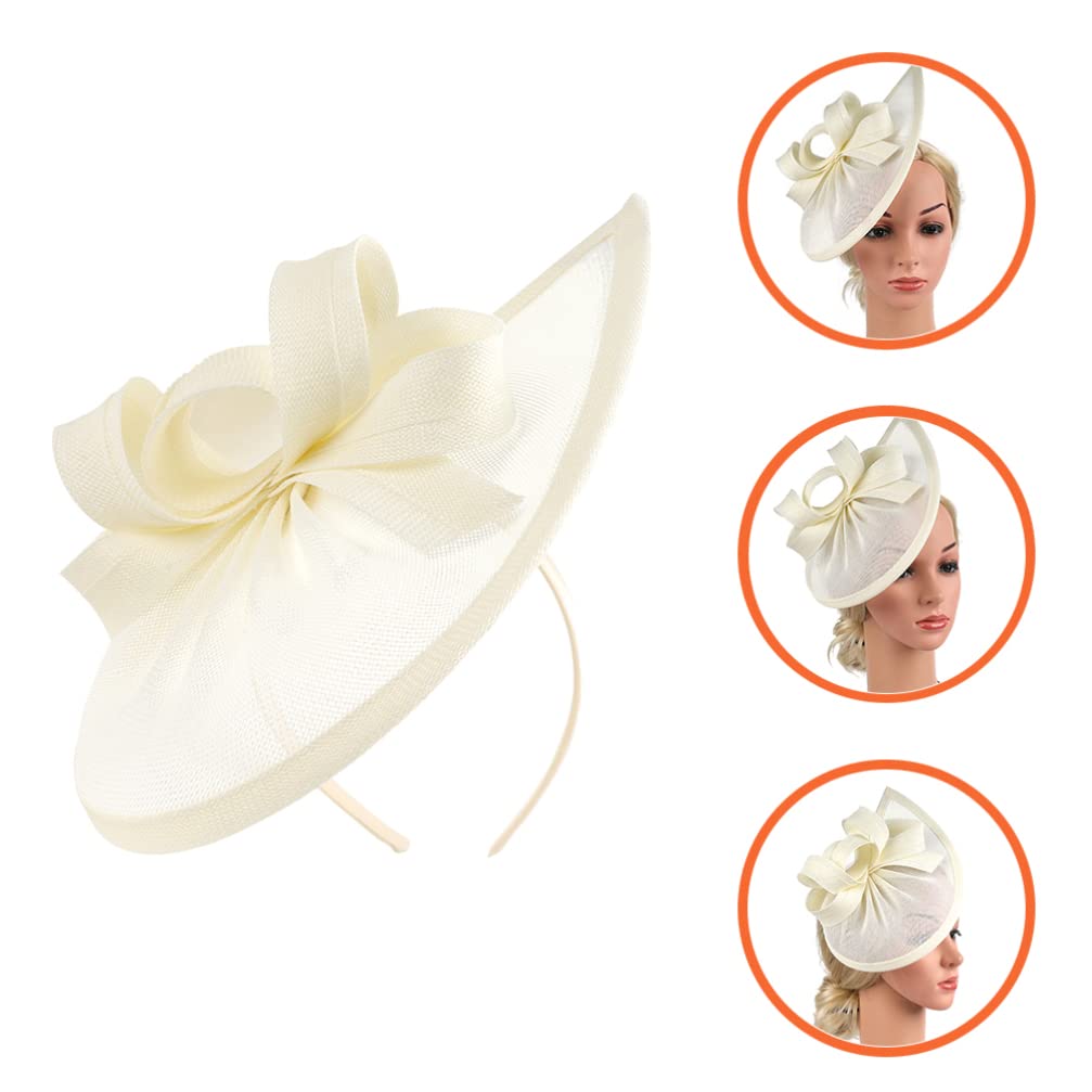 LALAFINA Eleganter Retro Fascinator Zylinderhut Damen Haarclip Leichtes Material Einheitsgröße Kopfschmuck Für Hochzeit Teeparty Cocktailveranstaltungen