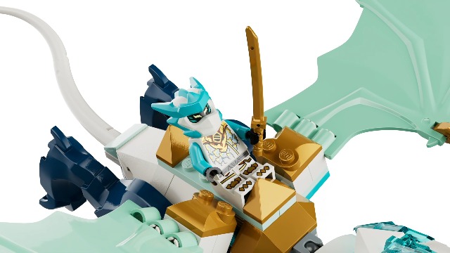 Amazon.com: LEGO NINJAGO Zane's Ice Dragon Battle 71865 | Building