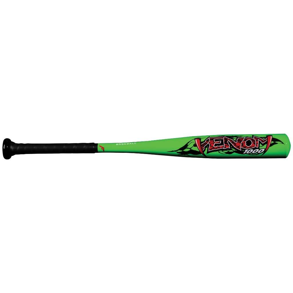 Franklin Sports Kids Teeball Bat - Venom + Barracuda Aluminum + Composite - USA Baseball Certified for Boys + Girls - Youth Metal Bat - Drop -10 to -13