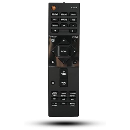 RC-927R Sub RC-914R Replacement Remote Fit for Pioneer AV Receiver SC-LX701 SC-LX801 SC-LX901 VSX-LX101 SC-LX501 SC-LX502 VSX-1131 VSX-831 VSX-LX301