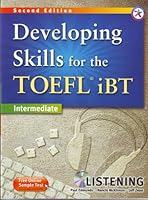Developing Skills for the TOEFL iBT, Intermediate Listening w/6 Audio CDs 1599660059 Book Cover