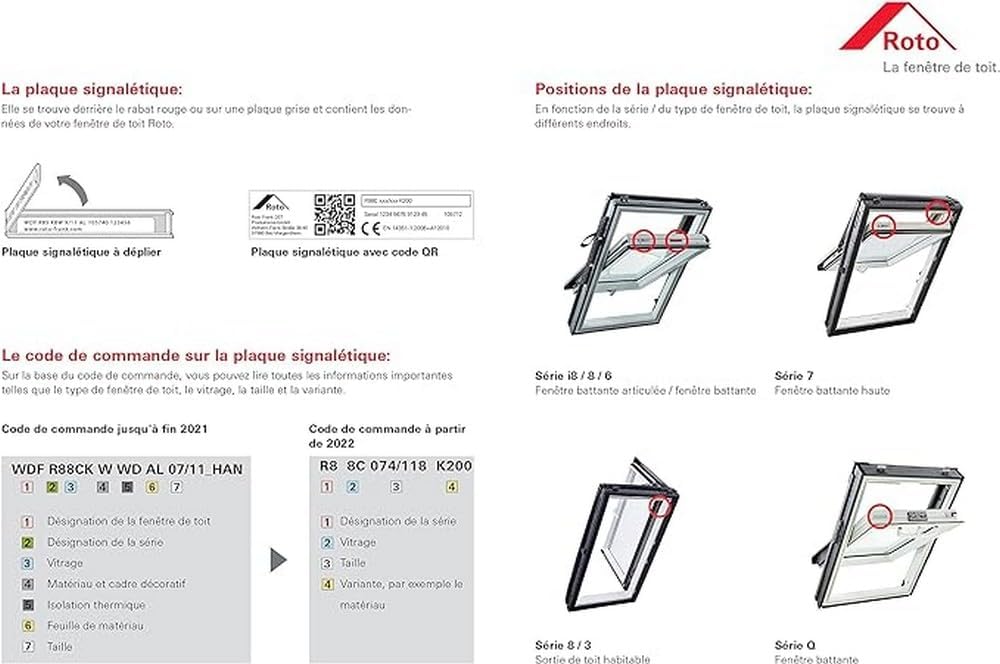 Original Roto Blackout Roller Blind ZRV Almost complete Blackout Guide Rail White For Roto Roof Windows Series Designo R6/R8, i8 and Classic 64/84 Size 054/118 | 05/11 Colour White