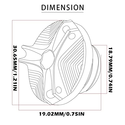 Tapón de Llenado Aceite para Suzuki DL650, DL1000 V-Strom y Versiones XT 4