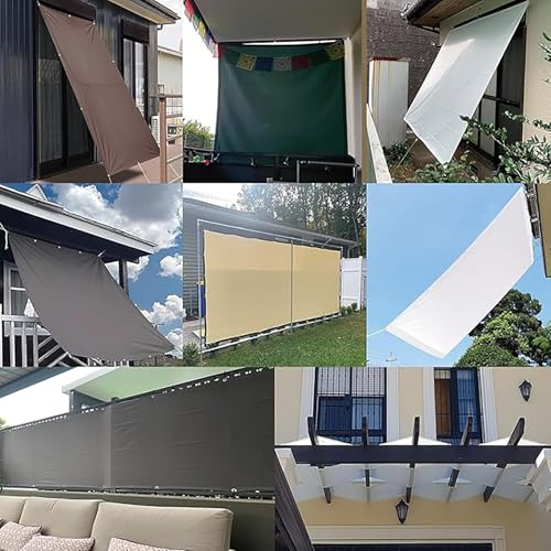 Voile d'ombrage résistant aux déchirures pour bloquer la chaleur du balcon - 3