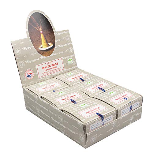 Satya White Sage Incense Dhoop Cones