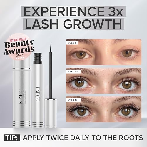 NYK1 CONCENTRATED Lash Serum For Eyelash Growth (XL - 8ml) LashForce Eyelash Serum To Grow Lashes Longer And Thicker Eyelash Growth Serum - Lash Growth Serum For Enhanced Eye Lash Serum Growth - Image 4