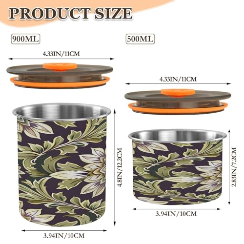 Contenedor Hermético de Acero Inoxidable para Café 17oz miniatura 3