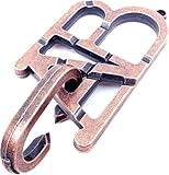 Alphabet Letter Disentanglement Puzzle - Metal Brain Teaser Toy for Logic & Problem-Solving Skills