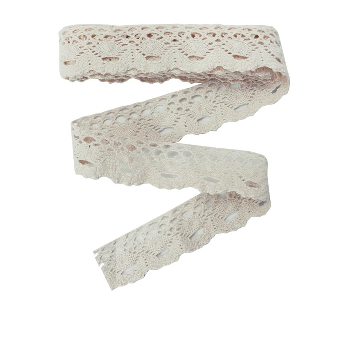 Ruban Dentelle Vintage 10 Yards (9m) X 4 Cm - Orange - Décoration Mariage & DIY - 7