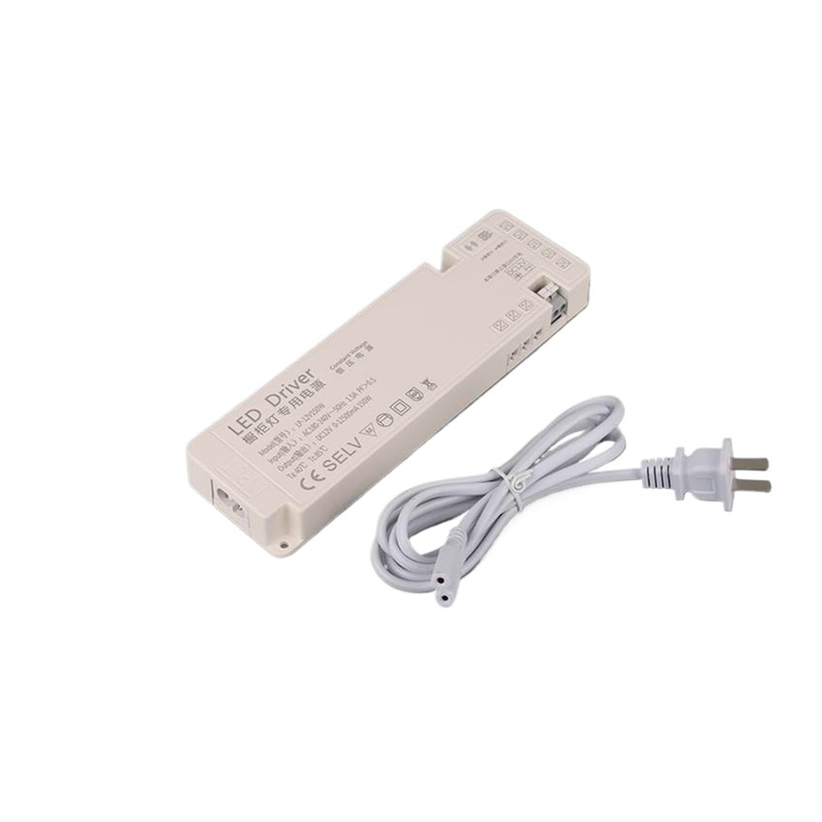 Alimentation 12V 150W transformateur extra-plat avec interrupteur pour meuble
