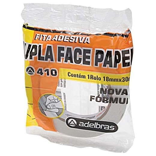 6. Fita Dupla Face de Papel - Adelbras