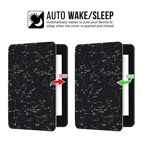 Ayotu Water-Safe Case For Kindle Paperwhite 2018 - Pu Leather Smart Cover With Auto Wake/Sleep - Fits Amazon All Kindle Paperwhite Leather Cover (10Th Generation-2018)，K10 The Horoscope #TOP2