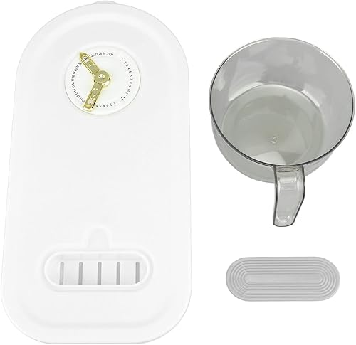 Miniatura 7 de Fabater Dispensador de arroz, contenedor de grano grande con taza medidora, contenedor de arroz sellado transparente, organización de cocina y