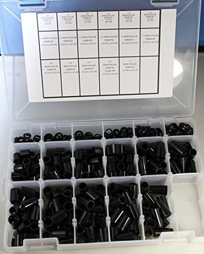 Non- Collard Ferrule Kit 396 Assorted Ferrules