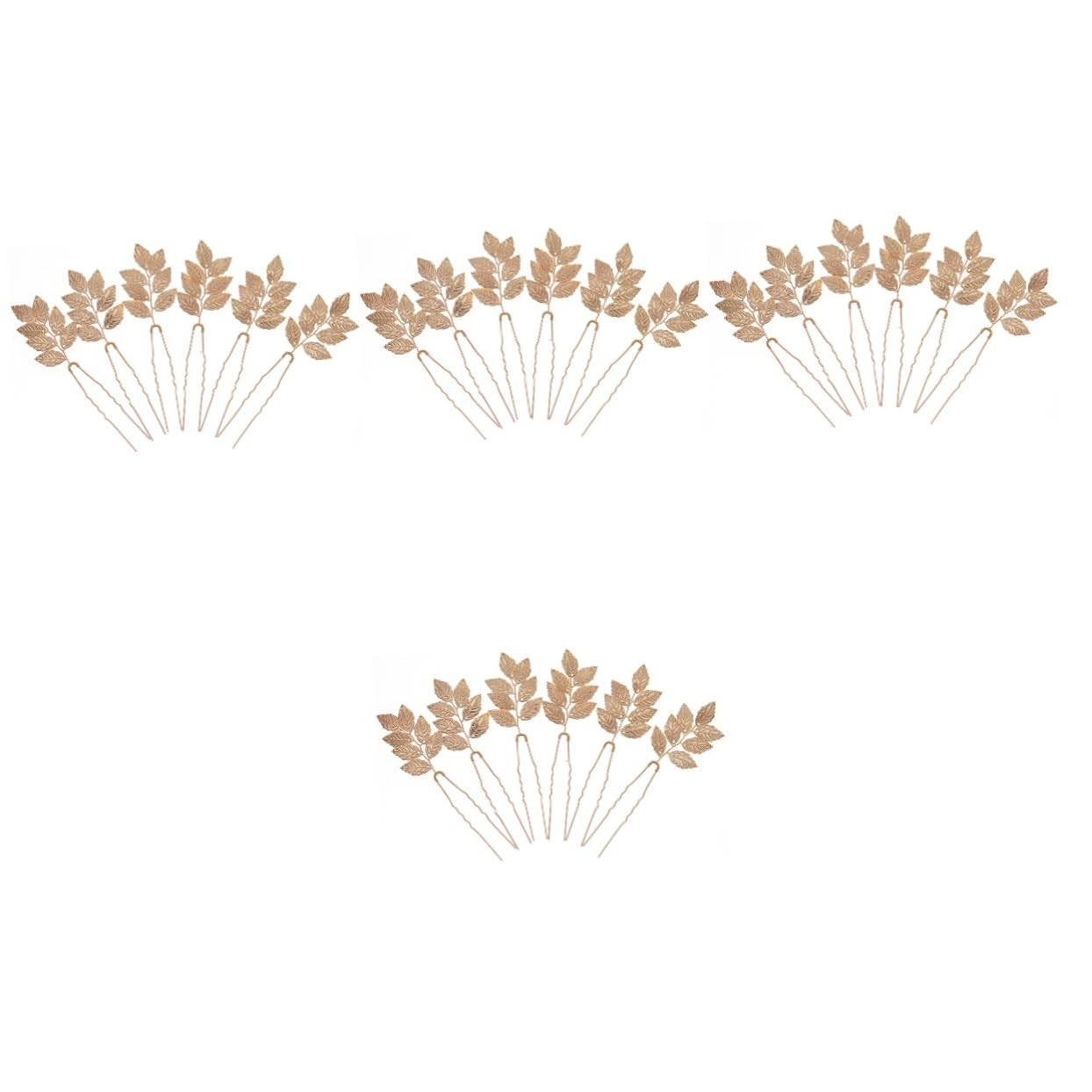 MAGICLULU 24piezas Horquillas De Novias Diseño De Doradas Para Bodas y Accesorios Elegantes Para Peinados De Novia y De Honor