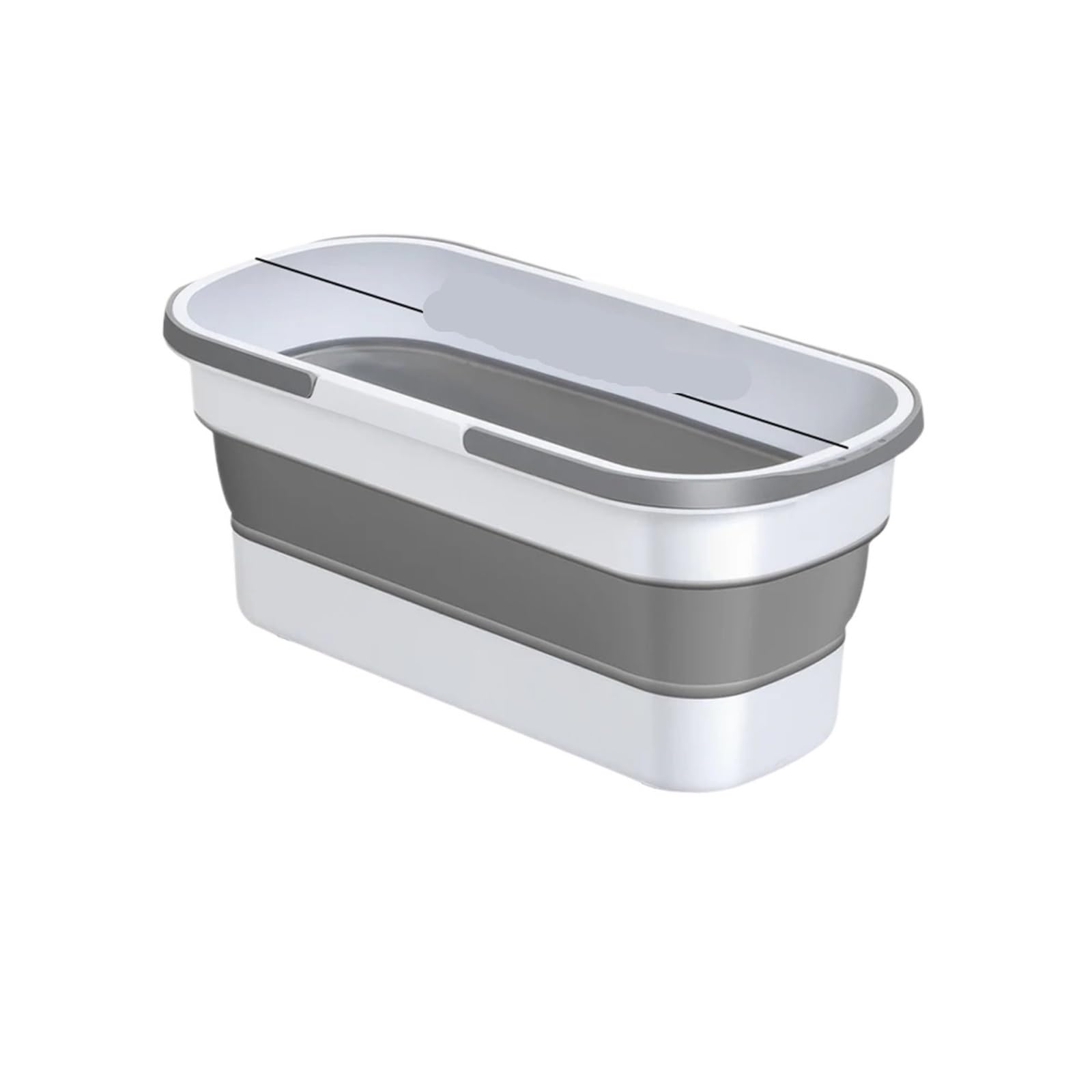 Seau Pliable Seau de pêche rectangulaire, Bassin Lavage Portable en Plastique, Pliable, Peu encombrant, Grande capacité, for Camping, Voyage, Pique-Nique