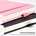 BLUMOST Lined Journal Notebooks with Pen Loop, Hardcover Notebook Journal for Work, 100Gsm Premium Thick Paper with Inner Pocket, Medium 5