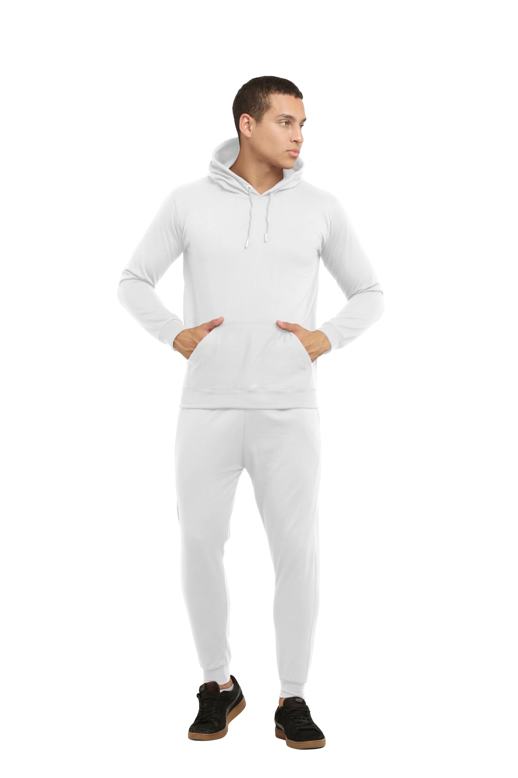 notwild Men's white winter wear hoodie trackpant co-ord combo tracksuit set-picture-18