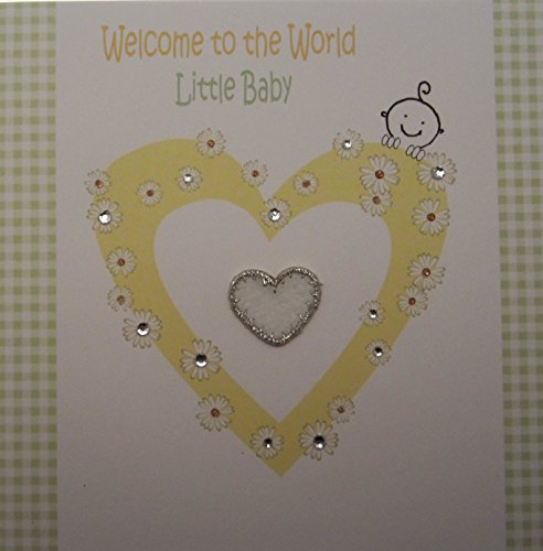 Carte di Cotone Bianco Cartolina di Auguri con la