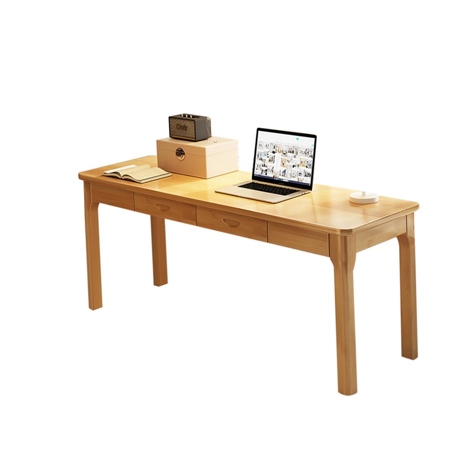 ミッドセンチュリー木製デスク 引き出し付き Amazon | ミッド