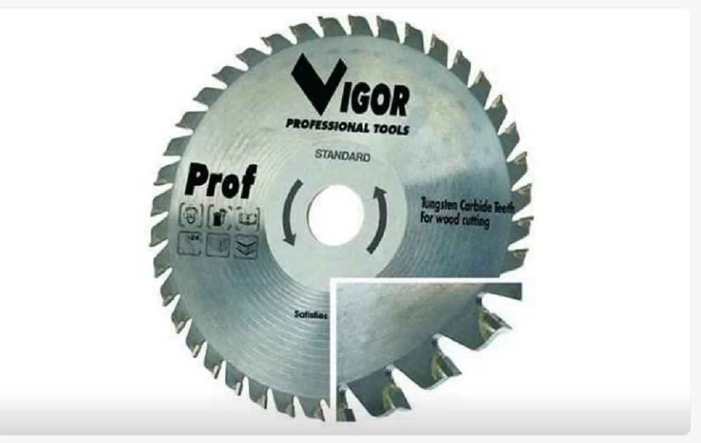 Vigor Lame Circolari Legno 40 Denti Widia F30 Mm.500 - 4