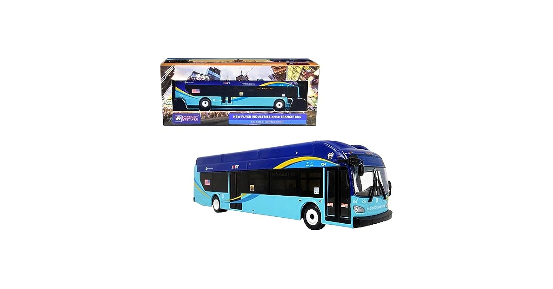 Amazon.com: New Flyer Xcelsior Bus MTA NYC Transit Select