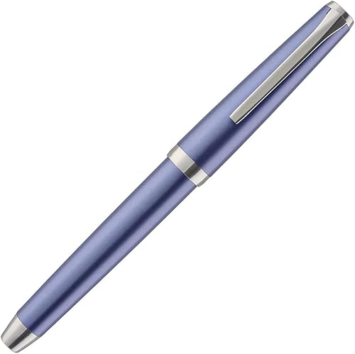 Miniatura 3 de PILOT Pluma estilográfica Metal Falcon Collection, barril de zafiro, punta fina (60571)