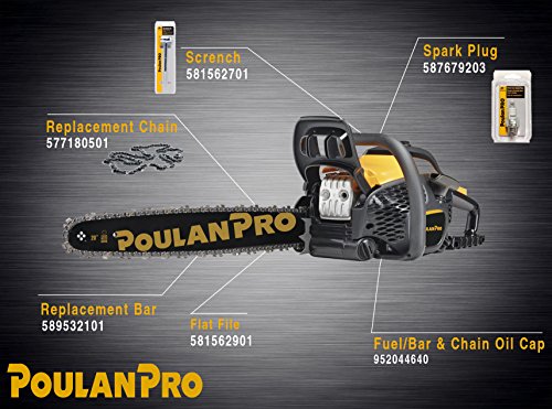 Poulan Pro 20 in. 50cc 2-Cycle Gas Chainsaw, PR5020 - Thumbnail 5
