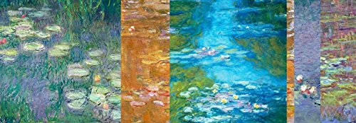 Affiche Claude Monet Waterlemies II habillage mural pour grand mur vide