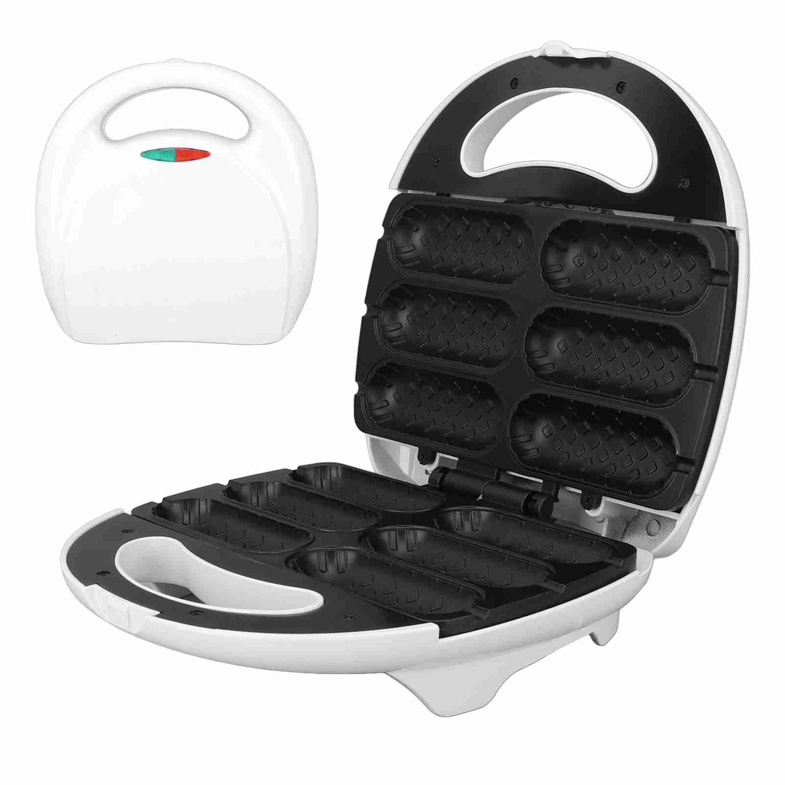 lyrlody ChefPro 750W Dwustronna Nieprzywierająca Maszyna do Corn Dogów (Wtyczka UE 220-240 V)