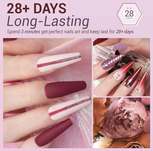 Image of Bolt Bee Gel polish Nail Lacquer | Glossy Gel Finish | Rich Pigmentation | Chip Free | Quick Drying Formula | Long Lasting Nail Polish for Women 15ml set