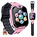 Orologio Smart Phone da Gioco per Studenti Bambino, Ragazzi e Ragazze Orologio Touch Screen ad Alta Definizione da 1,5 Pollici Circa Sveglia per Lettore MP3 per Bambini da 3-12 anni regalo(Rosa X9)