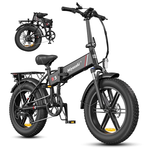 Miyazaki Bicicletta Elettrica Pieghevole per Adulti – Ebike con...
