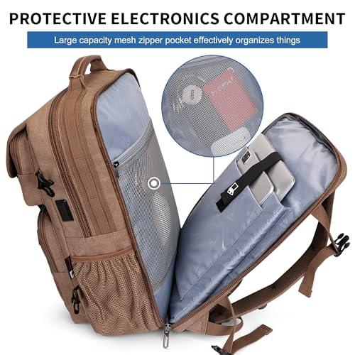 WITZMAN Vintage Canvas Travel Backpack