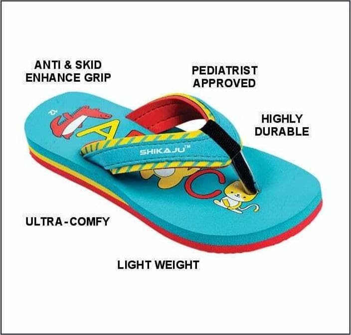 Image of Kids' Flip Flop Slippers, soft and Lightweight sole, Super Flexible, Comfortable & Arch Support, Durable Indoor and Outdoor Slippers