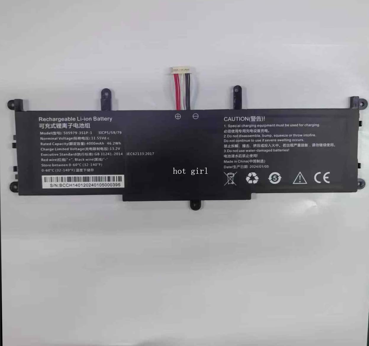 TL 様用 Amazon.co.jp: 505979-3S1P-1互換用の/アクセサリ for CHU-WI 505979