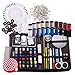 Produktbild BENECREA Näh- & Strick Werkzeuge Kits, 272 Stück Nähzubehör mit Knöpfen & Stifte & Scheren & Bleistift & Nähgarne & Stricknadeln & Häkelhaken & Stoff Nadelkissen