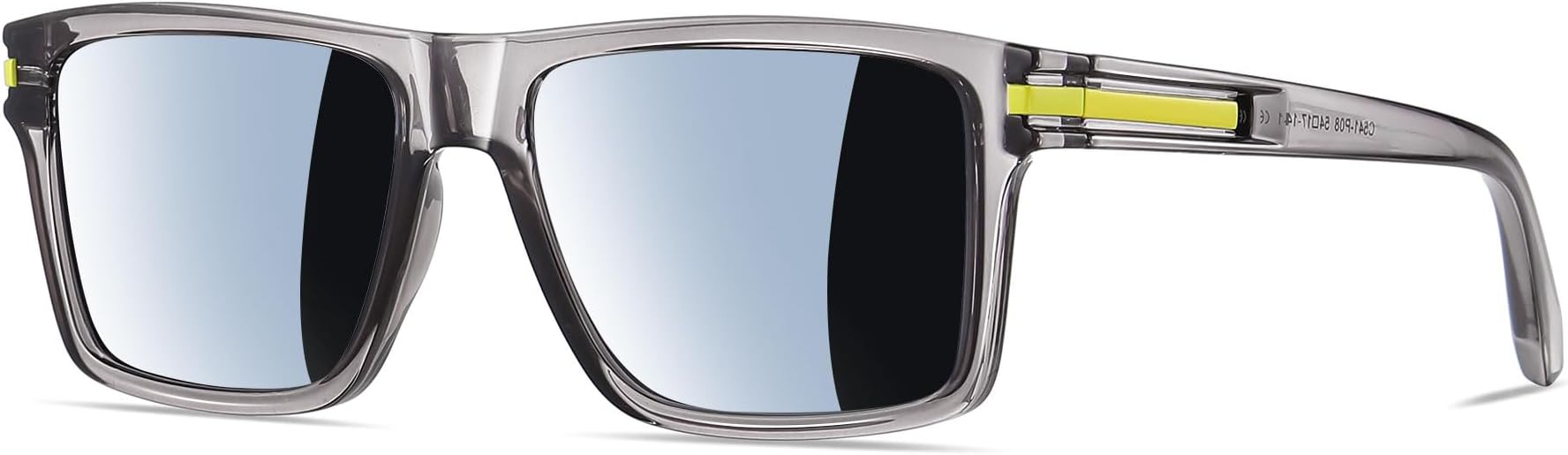 Sunglasses for Men Women, Polarized Vintage Square Sun Glasses Lightweight TR90 Frame UV400 Protection