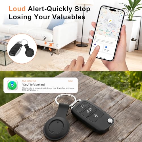 Air Tracker Tag Item Finder, Bluetooth Item Finders for Apple Find My(iOS Only), Item Locator Smart Tag Key Finder Tracking Tags, and Tracker Tag for Luggage Tracker, Bags, Kids, Pets, Wallet - Image 2
