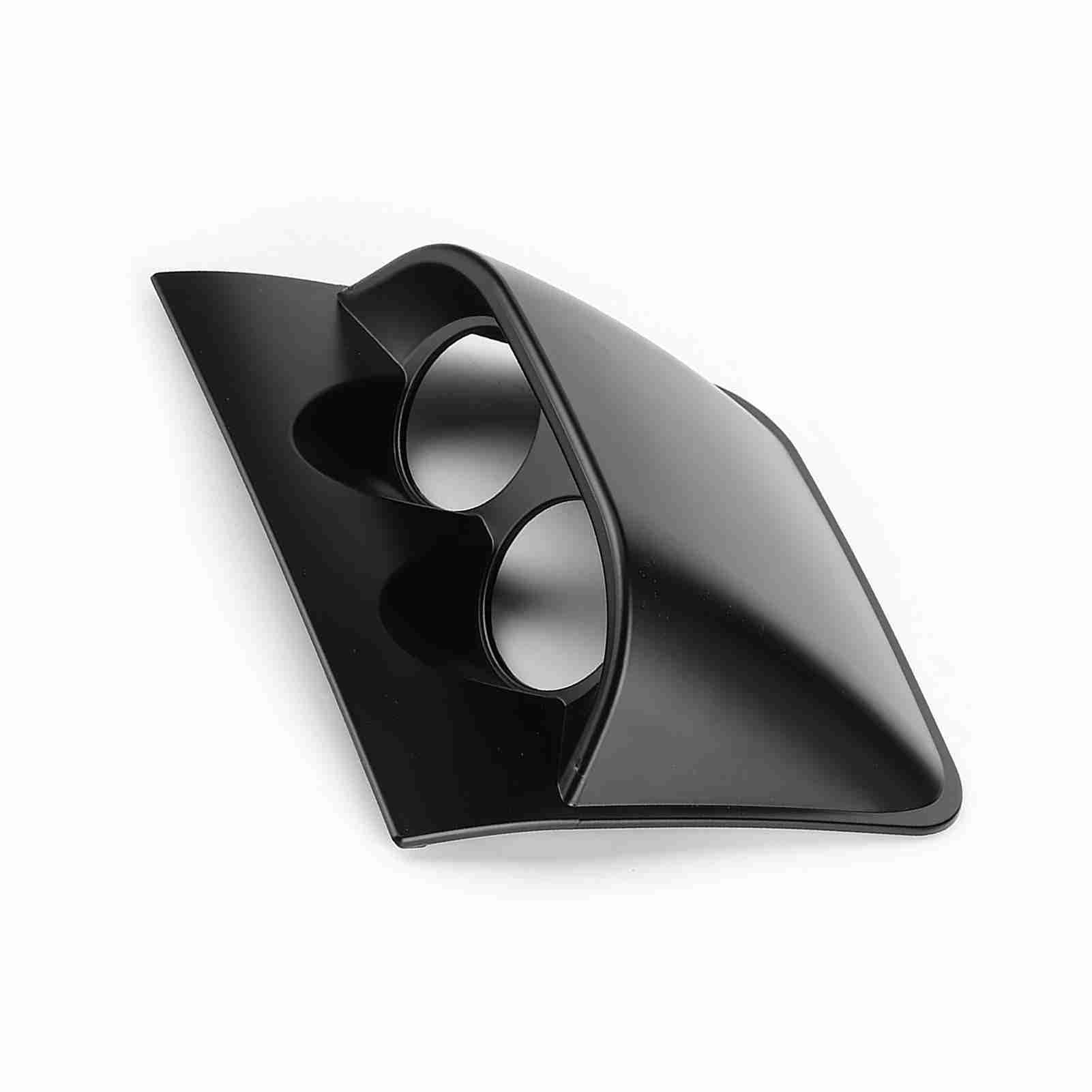 Ejoyous Porta del Supporto per Manometro a Doppio Foro Staffa del Baccello di Scartamento per Auto Universale per Calibri 52 Mm 2 Pollici con Materiale ABS Facile Installazione Accessorio Trattino