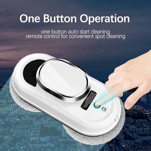 Robô de limpeza de vidro inteligente 5600pa, robô limpador de janelas, limpeza automática com planej