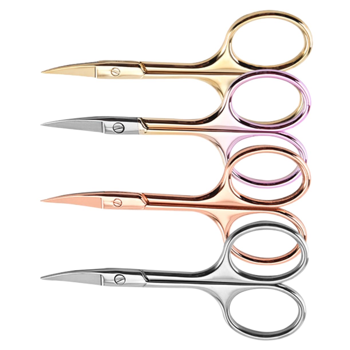 SHERCHPRY 3 Set Acciaio Inossidabile Per Parrucchieri E Domestico Per Rifinitura E Modellatura Della Design E Antiruggine Colore Casuale 4 Pezzi*3