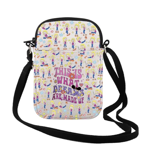 TSOTMO Emotions Gift Cartoon Lover Merchandise This Is What Dreams Are Made Of Crossbody Bag Gift for Vacation Cartoon Fans