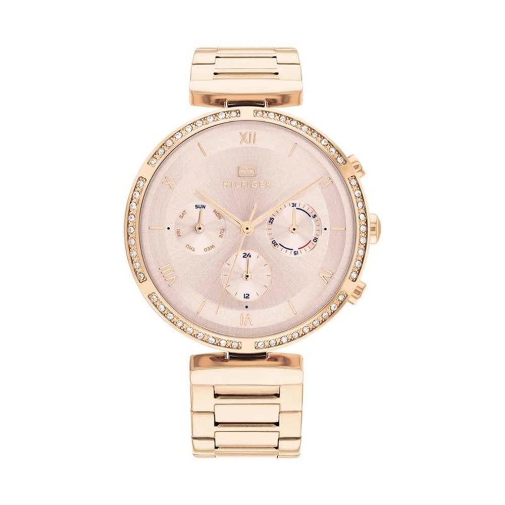 Tommy Hilfiger Luna Analog Beige Dial Womens Watch-TH1782391, Blush (B09H3DZFC4) Amazon Price History, Amazon Price Tracker