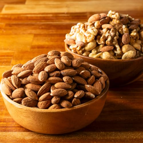 ナッツ 素焼きアーモンド & ミックスナッツ 1kg 徳用 大容量 各500g×2袋 国内製造 アーモンド カシューナッツ くるみ 無塩 無油 おつまみ おやつ トッピング 保存食 チャック付き 工場直送 業務用パック (アーモンド&ミックス)