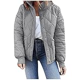 Generic Western Damen,Kapuzenjacke Regenanzuge Trachtenwesten Parka Winter Outdoor Parka Winter Fahrradjacke Blazer Jeans Jacke Fleece Jacken Leicht Jacken Haken Motiv(Grau-1, XXL)