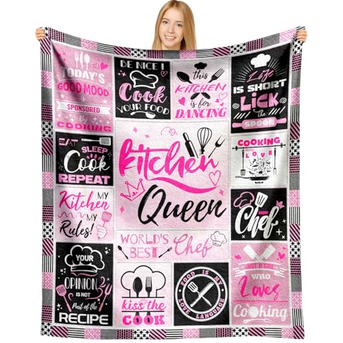Comparison: Best Gifts For People Who Love To Cook 10 EQNWI Chef Gifts for Women, Cooking Gifts for Women, Gifts for Chefs Woman Blanket 60"x50", Gifts for Cooking Lovers, Gifts for People Who Like to Cook, Best Chef Gift