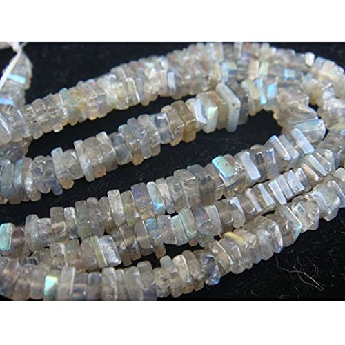 Labradorite perles heishi 4-6mm pour sublimer vos looks bohèmes et colliers d'été