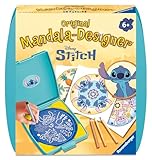 Ravensburger 12028014 - Mandala-Designer Mini Disney Stitch - kreatives Zeichenset für Kinder ab 6 Jahren