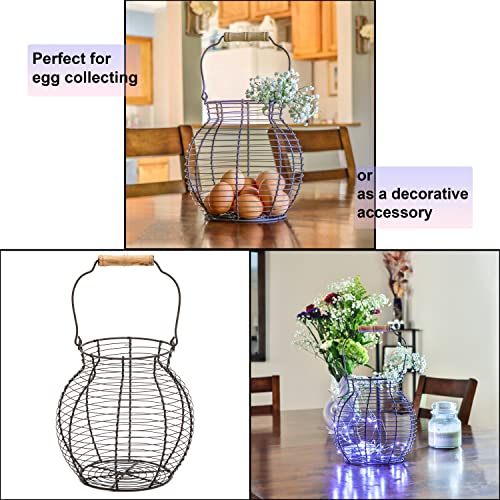 Wire Egg Basket - Vintage Style - By Trademark Innovations #TOP5